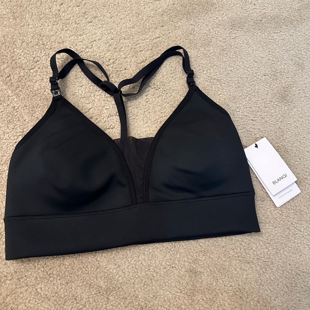 BLANQI Black Everyday Racerback Nursing Bra